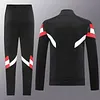 2024/2025 Manchester United Long Zipped Jacket Black  Football Shirt 1:1 Thai Quality Set