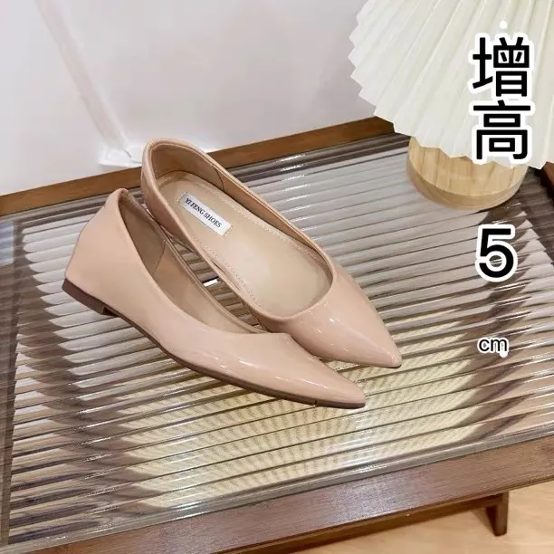 Breakj Breakj Flat Shoes Women 2025 Spring And Autumn New High-End Commuting Fashion Single Shoes French Light Tip Low Heels