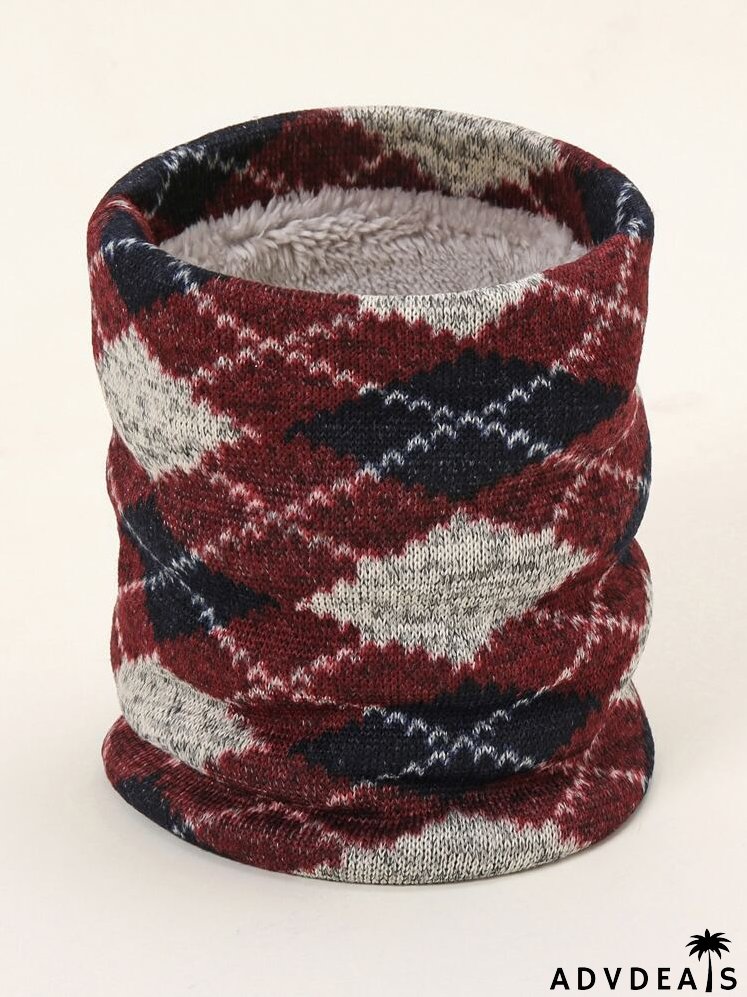 Geo Pattern Ring Scarf