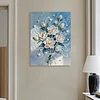 (30x40cm)DIY Pearl Painting Framed Flower Handmade Pearl Material Art Kit Living Room Decor