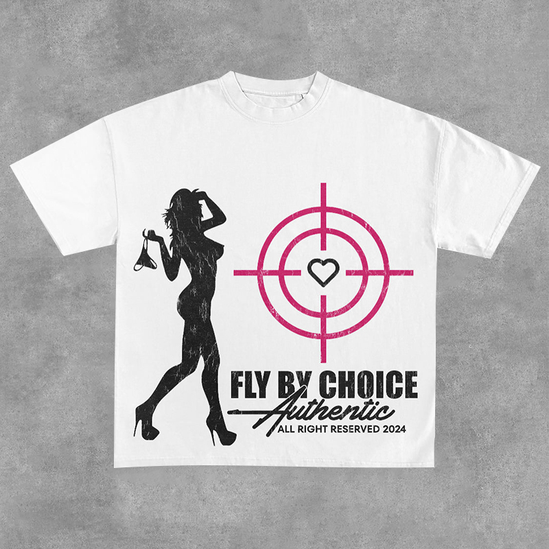 Sopula Fly By Choice Girls Love Outside Graphic Cotton T-Shirt - SOPULA