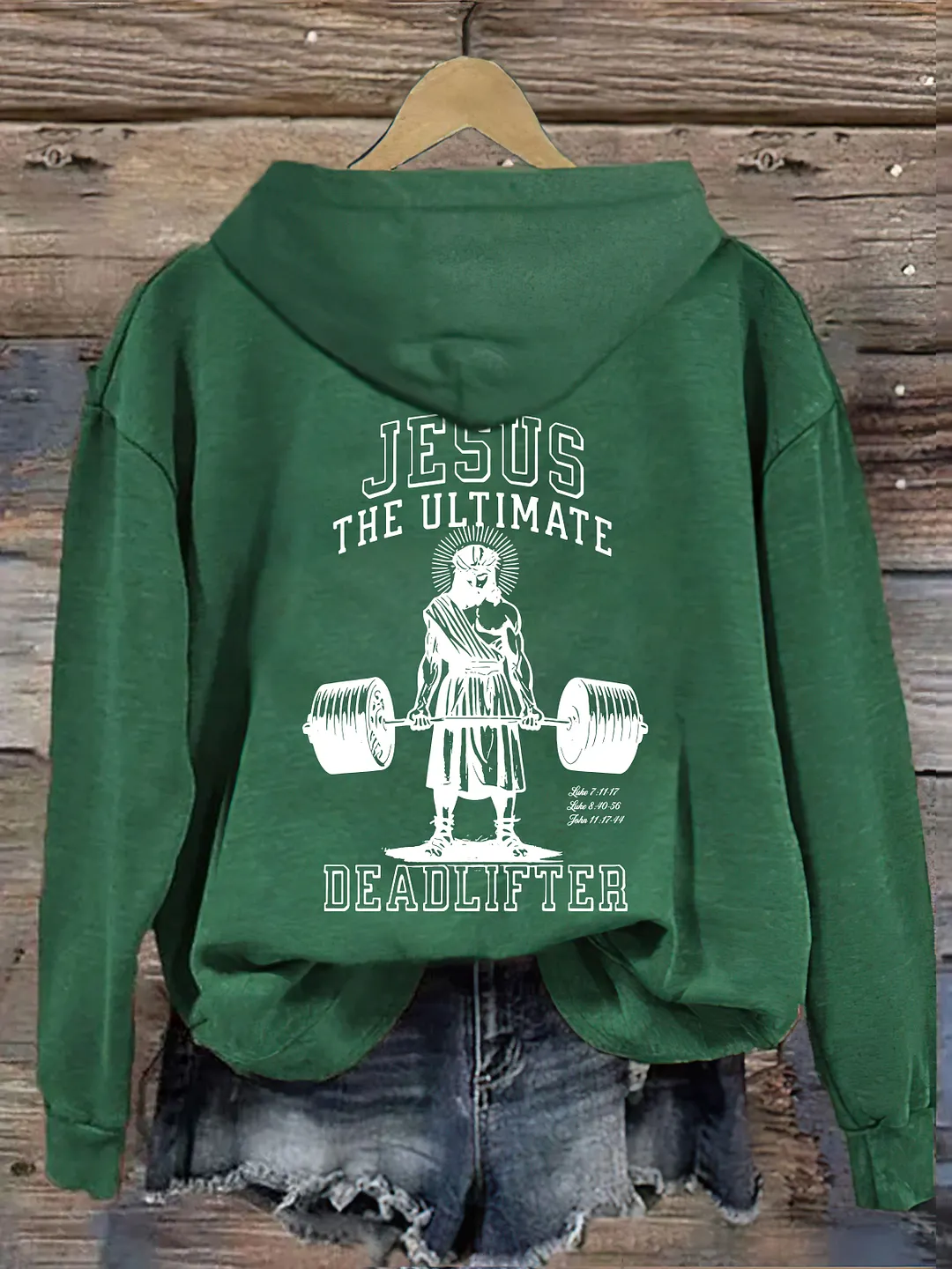 Vintage Jesus Ultimate Deadlifter Hoodie