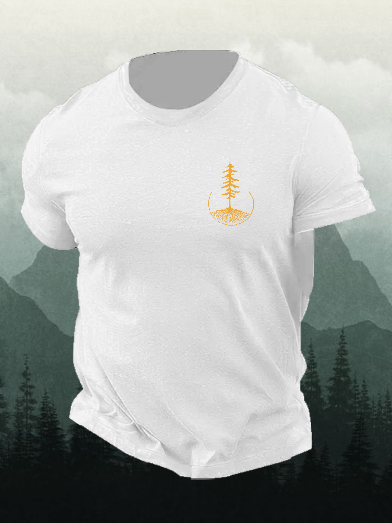 Men's Gold Pine Short-Sleeved Shirt