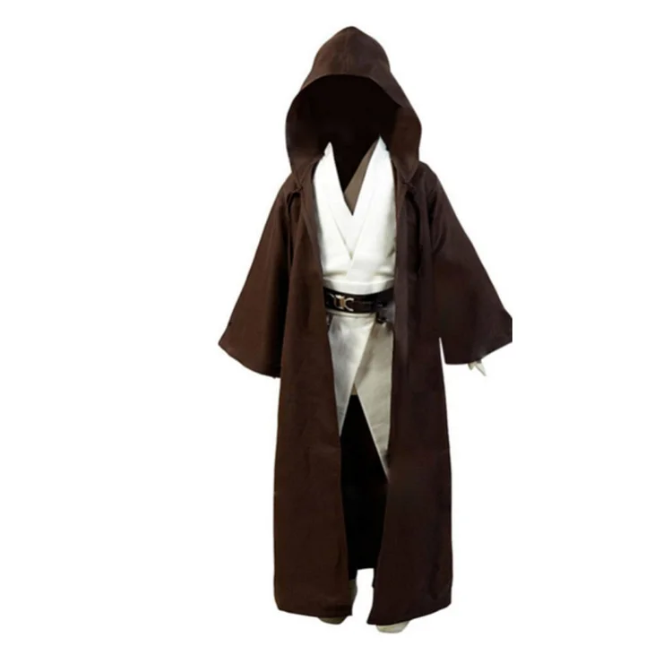 Kids Children Movie Kenobi Jedi Cosplay Costume Child Version Halloween Carnival Suit