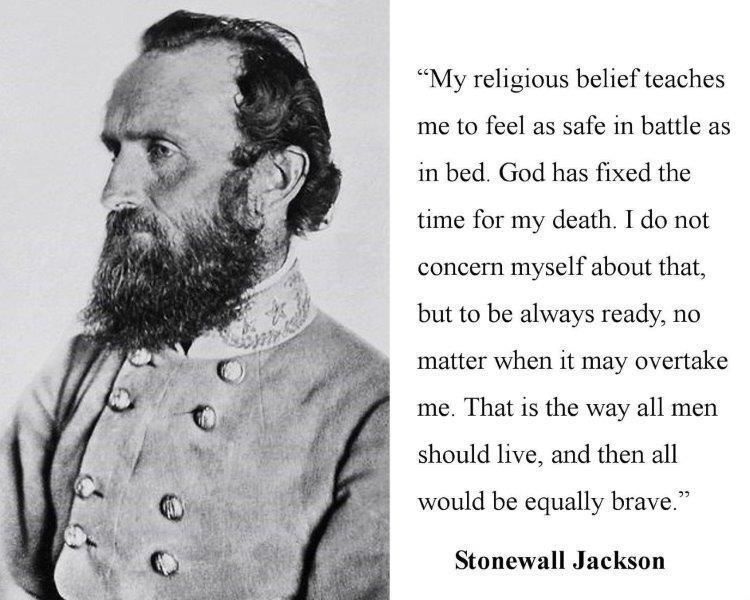 STONEWALL JACKSON Confederate General Civil War Quote Glossy 8 x 10 Photo Poster painting Poster