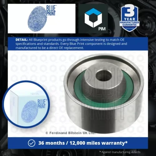 Timing Belt Guide Pulley fits KIA RIO Mk2 1.4 05 to 11 G4EE Blue Print Quality Parts