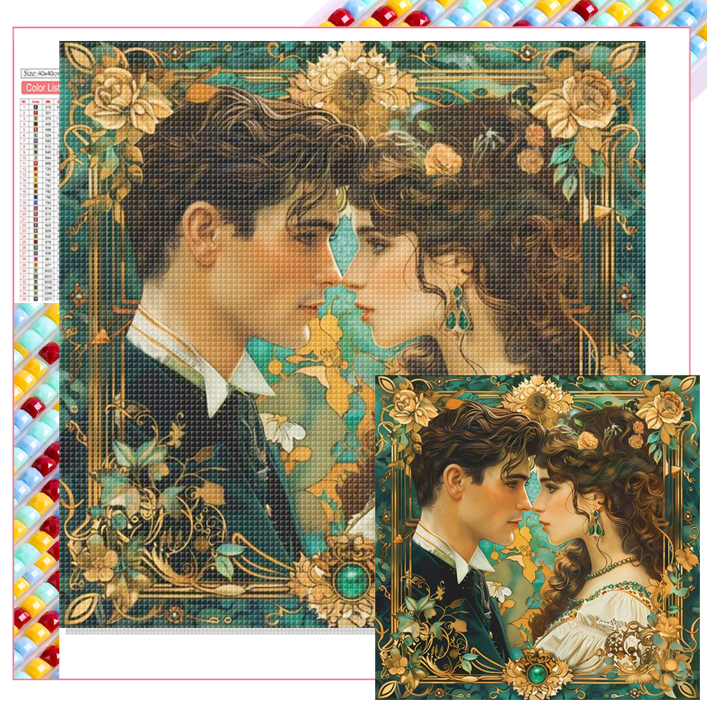 Romeo And Juliet 40*40cm(picture) full square drill diamond painting