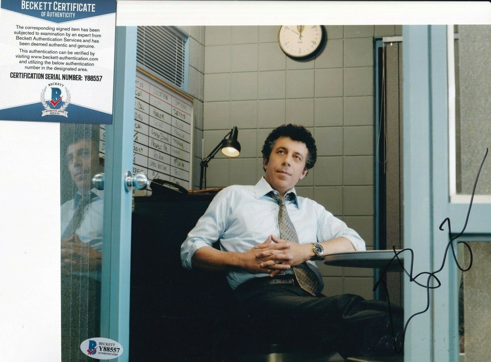 ERIC BOGOSIAN signed (TALK RADIO) autographed 8X10 Photo Poster painting BECKETT BAS Y88557