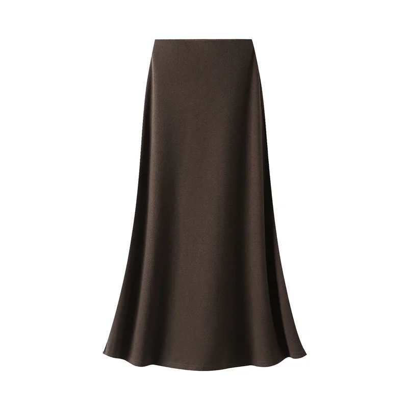 Nigikala Nigikala Autumn And Winter New Glutinous Rice Skirt Half Dress Women Autumn And Winter High-Waist A Long Skirt Pendant Half Skirt Umbrella Skirt 9857