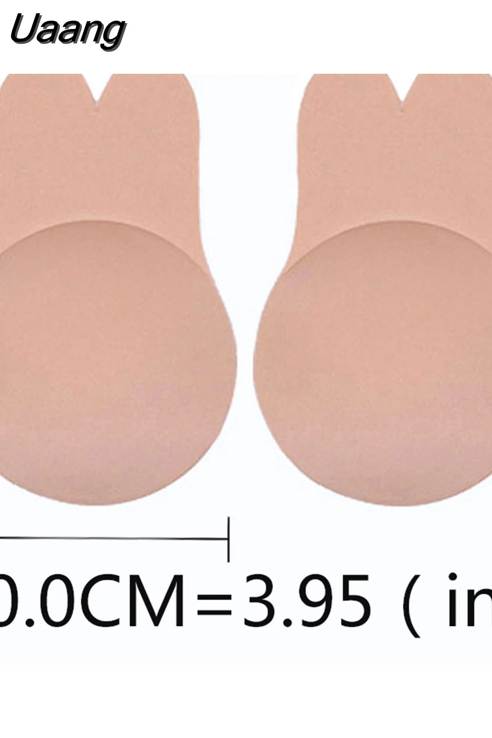 Uaang Adhesive Silicone Bra Pads Reusable Women Fish Tail Bh Sticky Bra Strapless Push Up Invisible Bra Sexy Lingerie Rabbit Bras