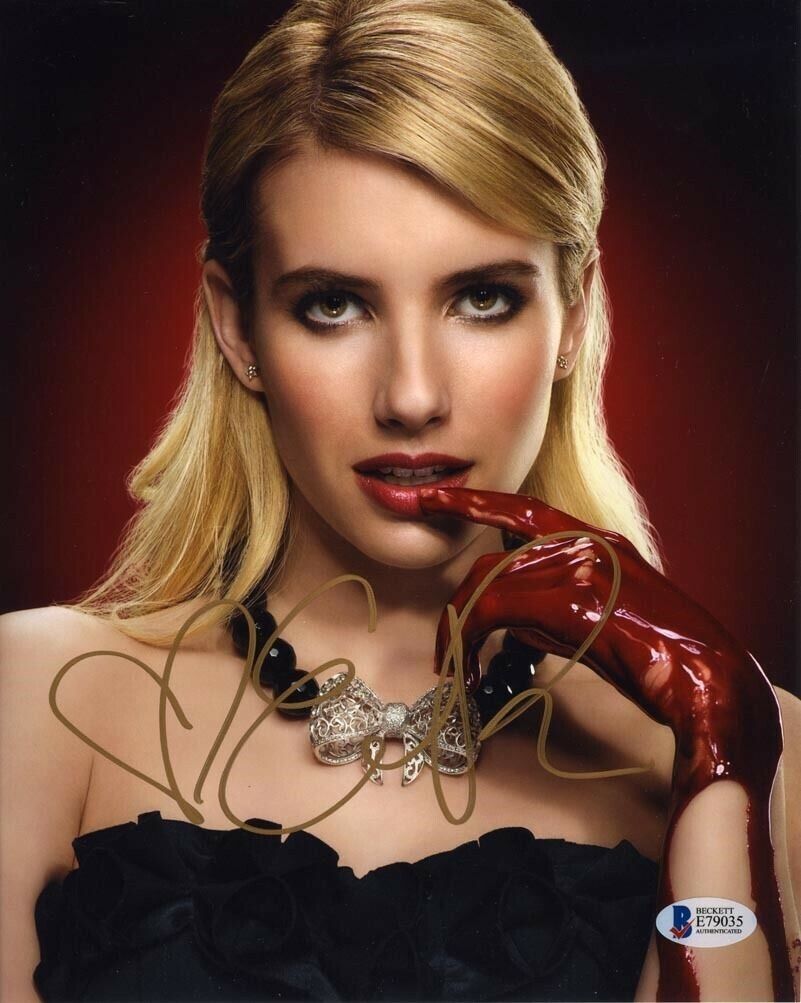 Emma Roberts 8 x 10  Autographed Photo Poster painting American Horror Story / Scream 4 (PP #1)