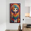 uk.everydayedeals (Limited Stock)Diamond Painting - Full Round - Rainbow Cat (40*70cm)
