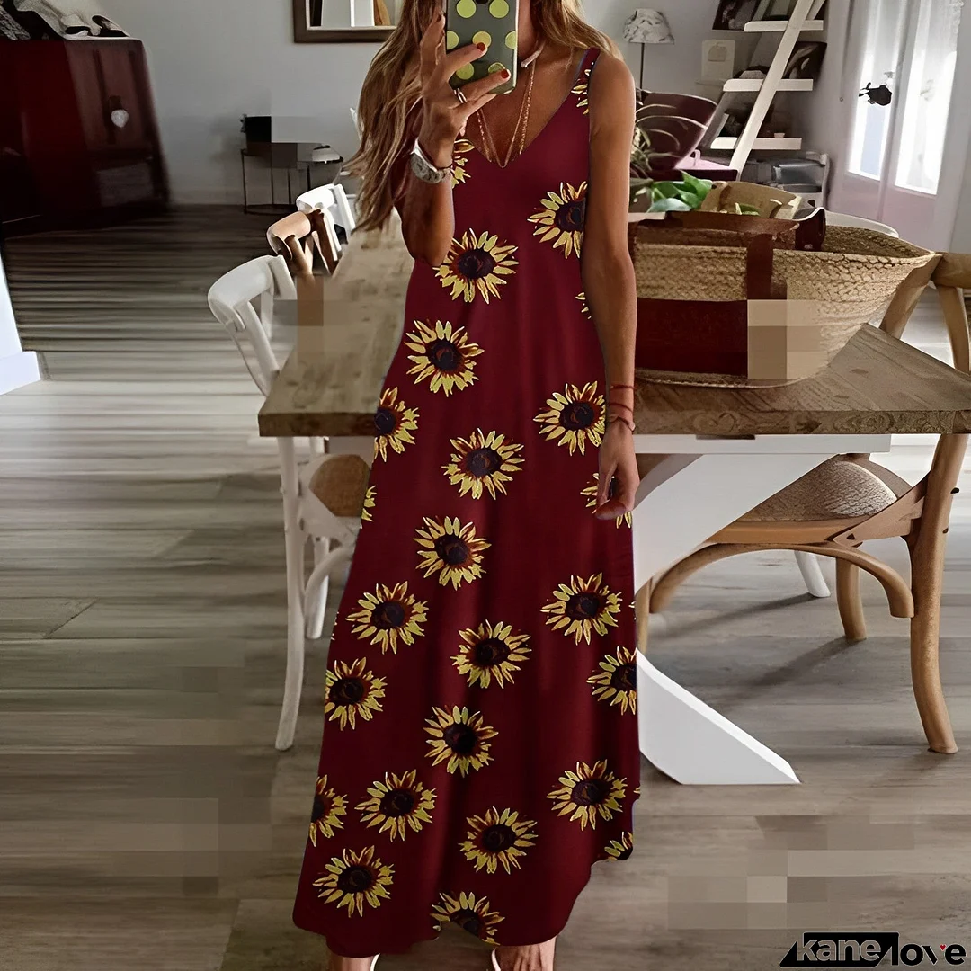 Spaghetti dress without sleeves