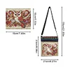 Vintage-Inspired 5D DIY Diamond Painting Waterproof Adjustable Strap Shoulder Cross Bag Kit(Owl)