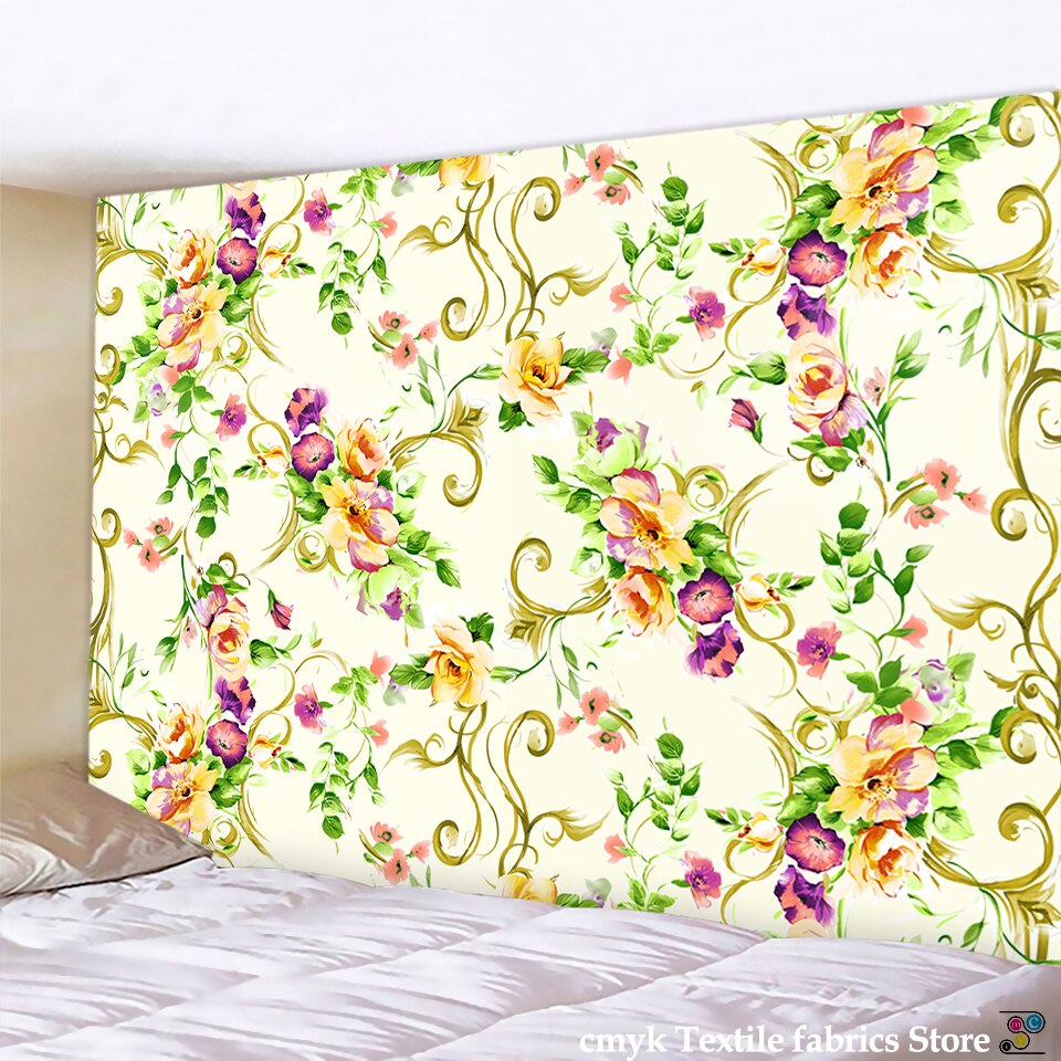 

Wall Tapestry - Flower Painting Botanical-150*130cm, 501 Original