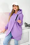 Women's Plus Size Casual Zipper Hooded Design Sports Fleece Sweatshirt Zipper Jacket
