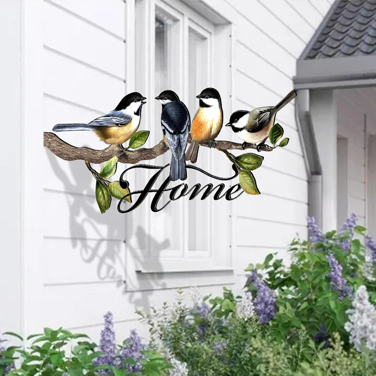 Handmade Metal Bird Decoration
