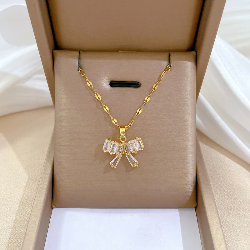 Korean Cosmos Geometric Titanium Steel Electroplating Earrings