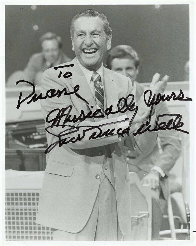 LAWRENCE WELK Signed Photo Poster painting