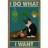 (Multi-Style) Black Cat-11CT Stamped Cross Stitch 40*60cm/15.75*23.62in (Big Size)