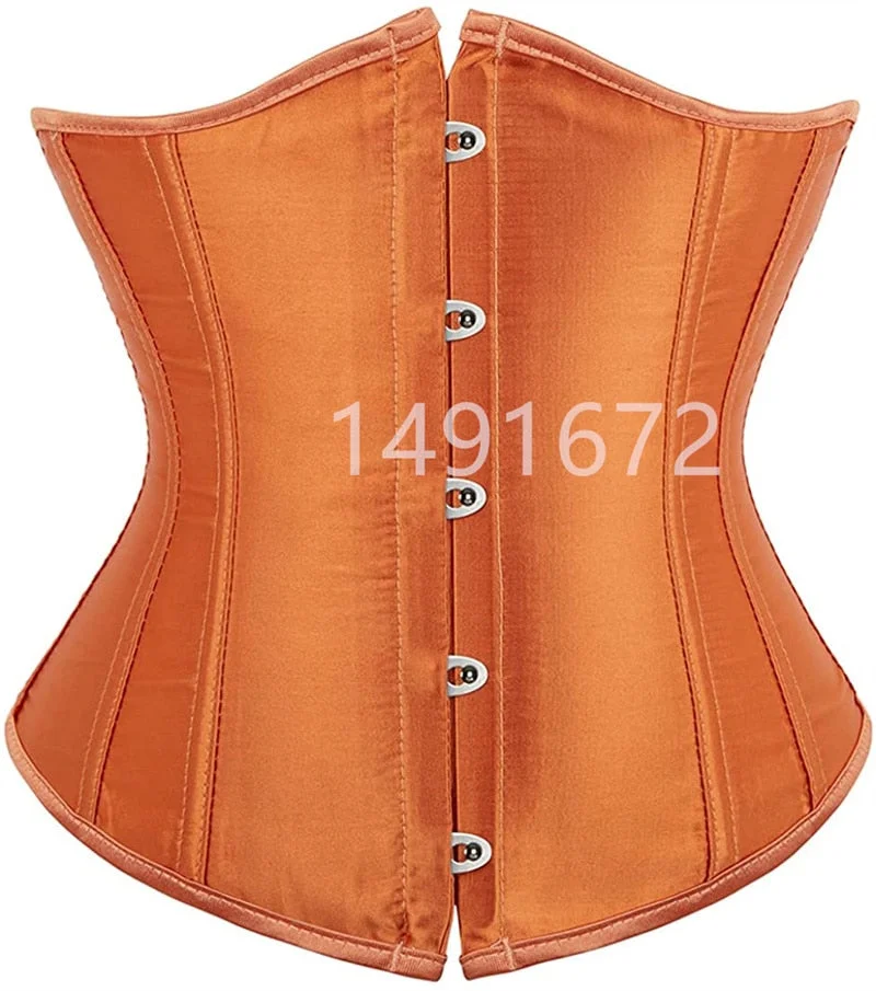 Corset Underbust Top Sexy Women Waist Cincher Gothic Lingerie Vintage Shape Body Belt Plus Size Costume Corse Green Pink Black