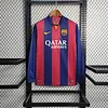 2014/2015 Retro Long Sleeve Barcelona Home Football Shirt 1:1 Thai Quality
