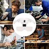 LED Head Magnifier 5 Interchangeable Lenses 1.0X to 3.5X Magnifying Glasses