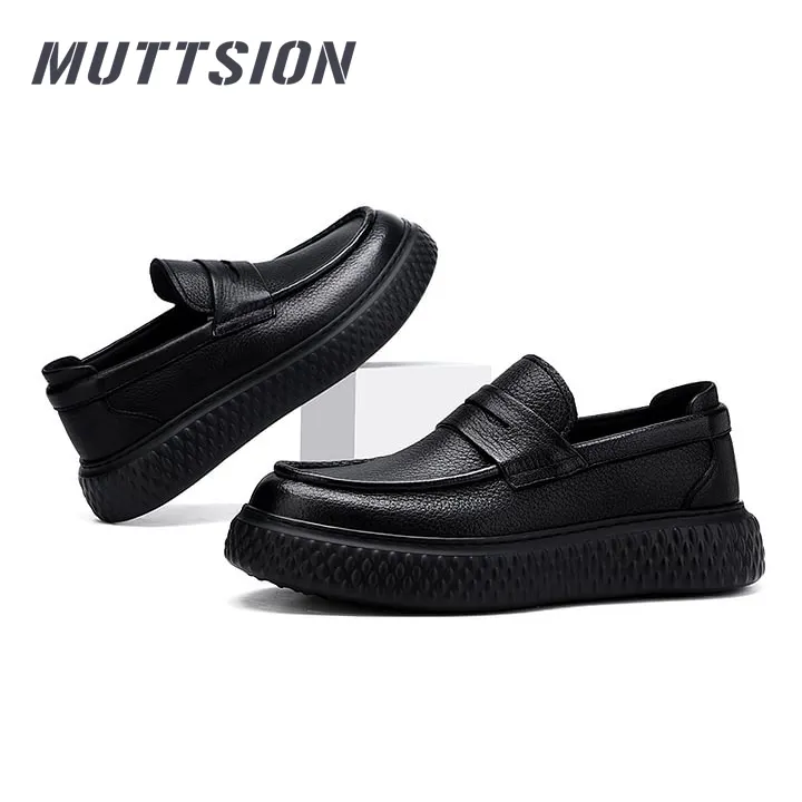 MUTTSION Deerskin Luxury Business Casual Loafers