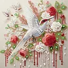 (Pre-Framed)White Bird-Special Shape Diamond Painting Kit(25x25cm)