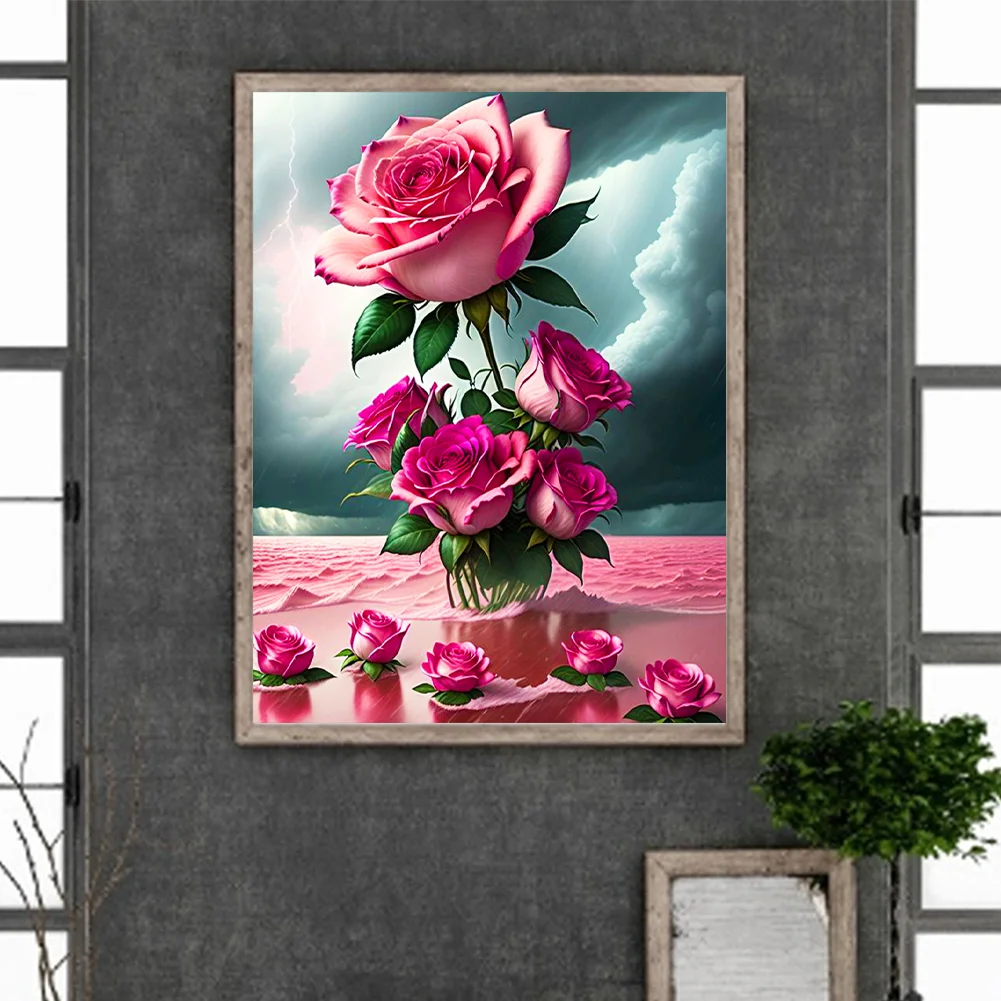 Diamond Painting - Full Round Drill - Rose(30*40cm)