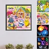 Pokémon-Peinture diamant rond complet-30*30cm