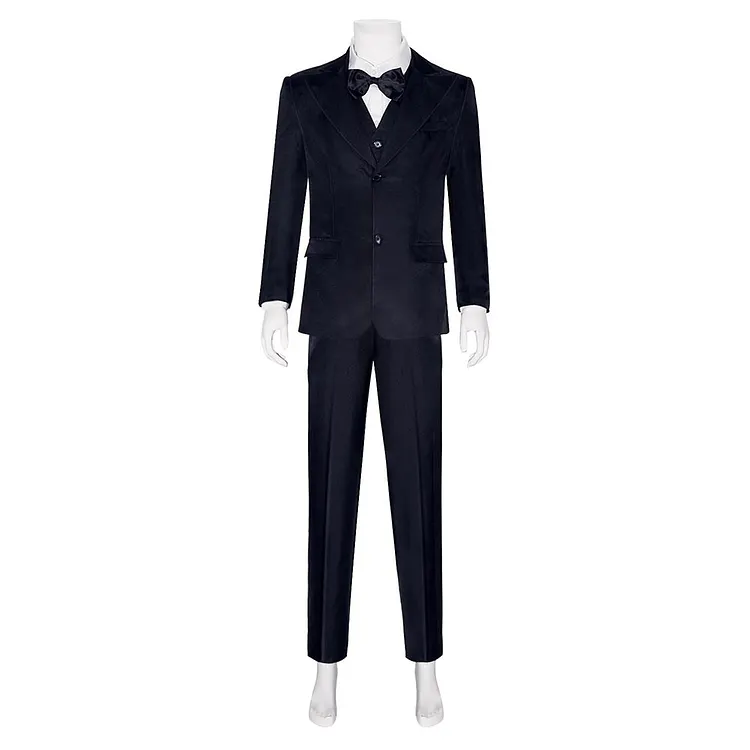 Joker 2 Joker: Folie &agrave; Deux (2024) Joker Arthur Fleck Black Suit Set Cosplay Costume Outfits Halloween Carnival