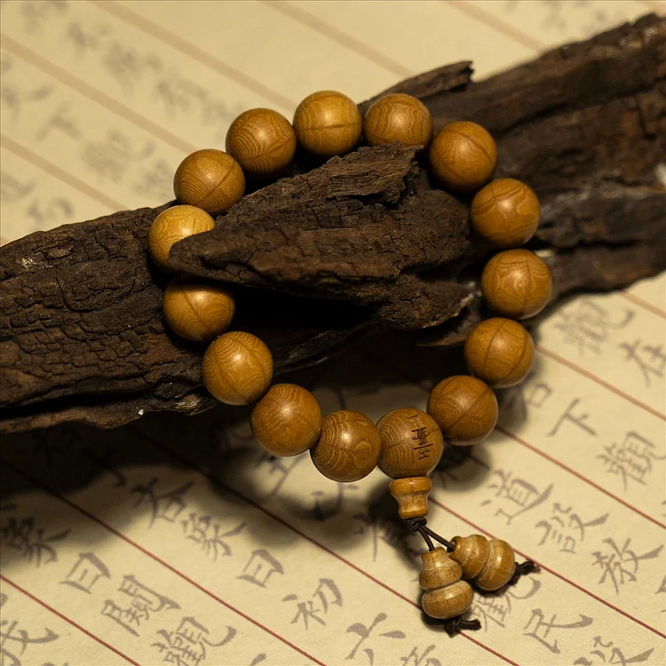 Thangka Buddha Mount Wutai Six Realms Prayer Bead Bracelet