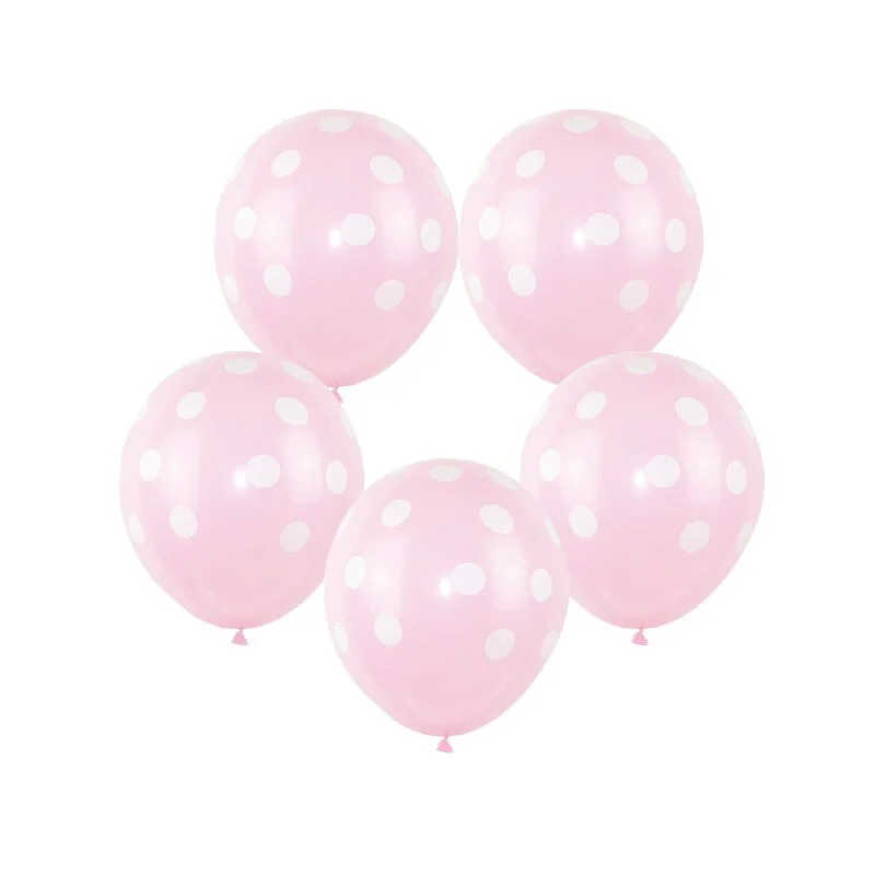 10Pcs/lot 12inch Multicolor Polka Dot Balloons Inflatable Latex Balloons for Wedding Birthday Party Baby Shower Decoration Cheap