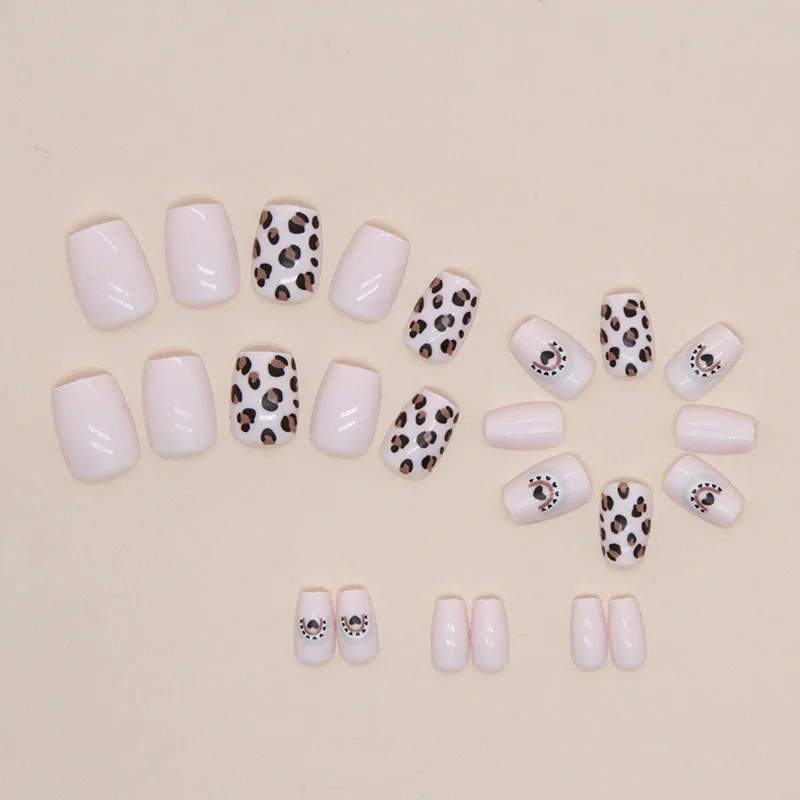 Churchf Churchf Short Ballet A Lovely Leopard Print Wear A Small Texture Nail Beauty A Film