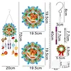 DIY Diamond Painting Double Sided 3D Wind Chime Xmas Pendant  Hanging Kit