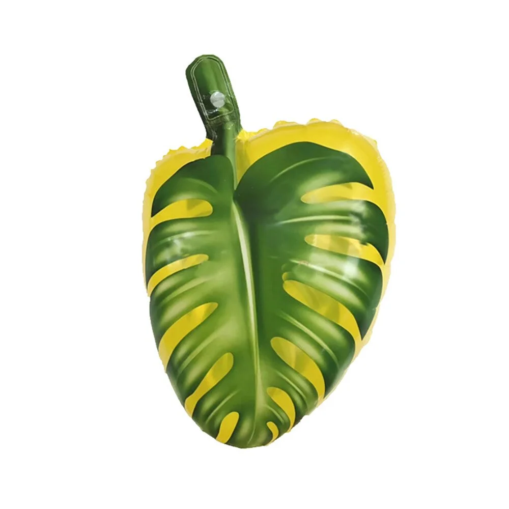 Hawaiian Party Balloon 18 inch Round Flamingo Aluminum Foil Balloon Flamingo Wine Glass Leaf Balloon Birthday Party Decoration