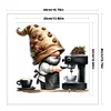 (Multi-Style) Coffee Gnome-11CT Stamped Cross Stitch 40*40cm