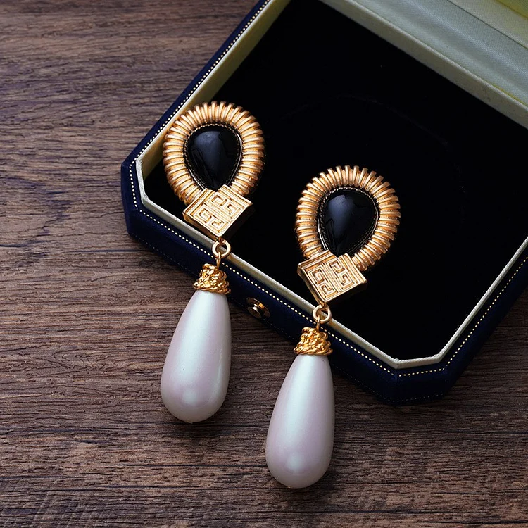Medieval Pearl Earrings