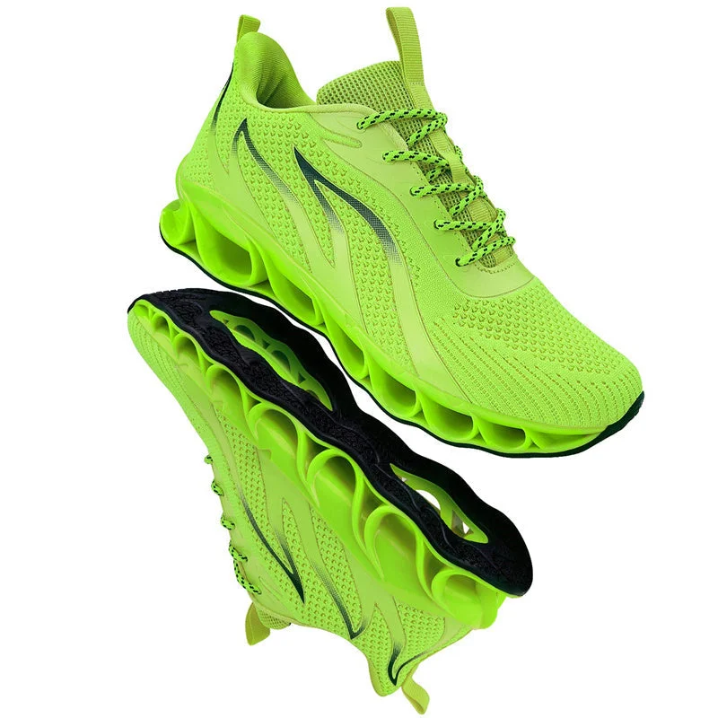 Softsfeel Women's Relieve Foot Pain Perfect Walking Shoes - Fluorescent Green