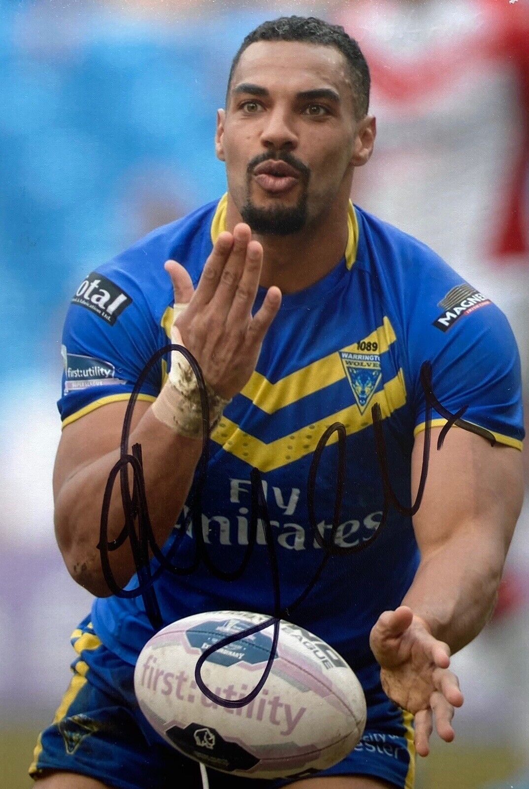 Ryan Atkins Genuine Hand Signed 6X4 Photo Poster painting - Warrington Wolves 4