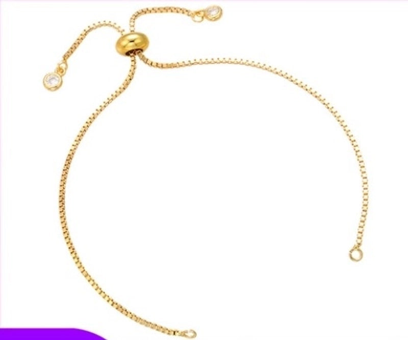 Fashion Solid Color Copper Plating Inlay Zircon Jewelry Accessories