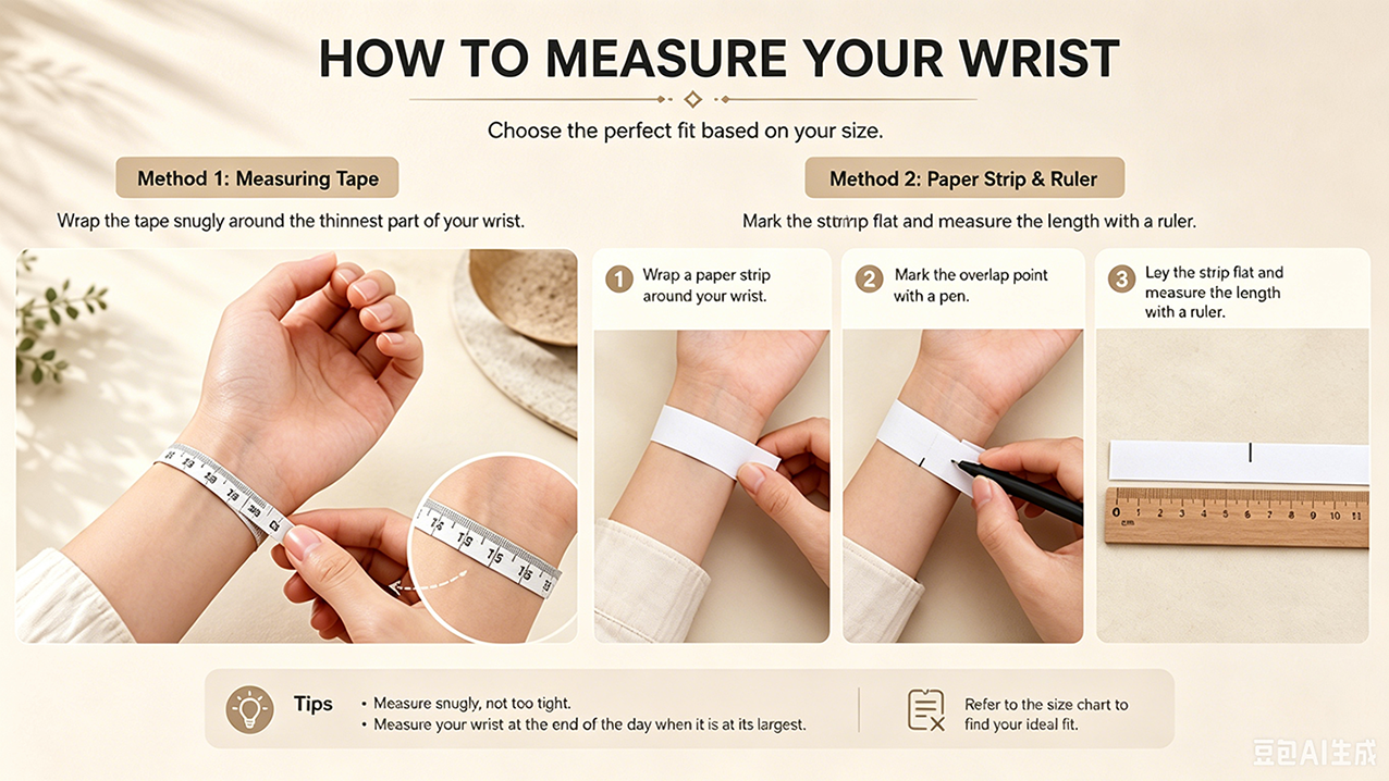 Wrist Measure Guide