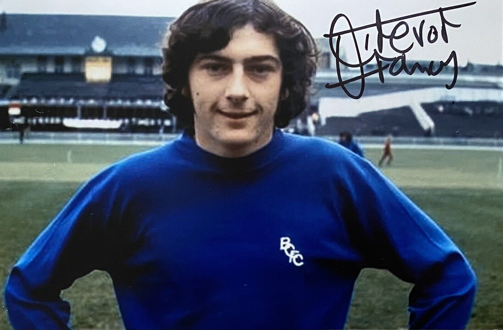 Trevor Francis Genuine Hand Signed Birmingham City 6X4 Photo Poster painting