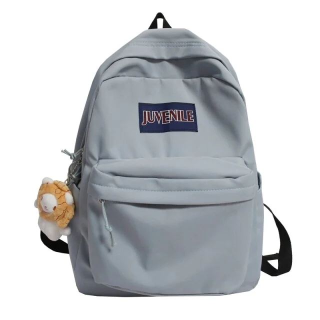 bolsa feminina Solid Color Girls School Backpack Bags For Women SHOULDERS RUCKSACK mochila mujer Nylon Waterproof Nylon Bags