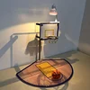 Basketball Stand Mini Room Desktop Mini Basketball Stand Decoration Handmade Original American Basketball Mini Basketball Stand