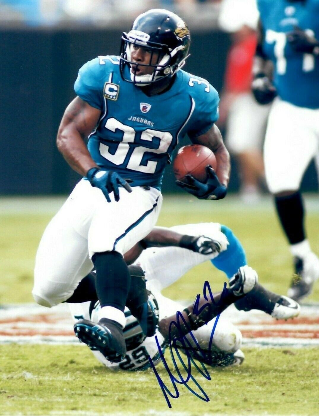 Maurice Jones Drew Autographed Signed 8x10 Photo Poster painting ( Jaguars ) REPRINT