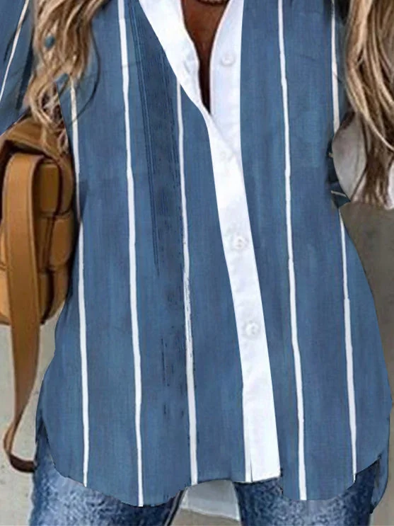 Women Half Sleeve V-neck Solid Color Dress