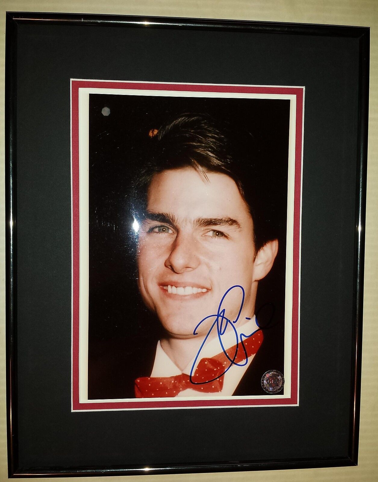 Tom Cruise 8x10 Signed Autographed Double Matted GFA COA Risky Business