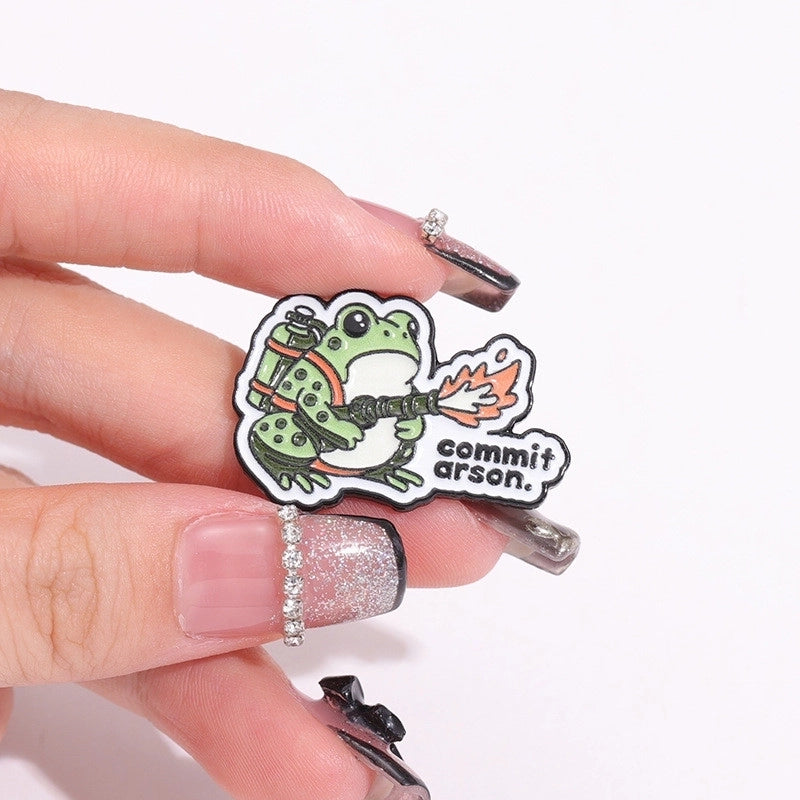 Cartoon Style Cute Cowboy Style Letter Bottle Alloy Stamping Stoving Varnish Plating Unisex Brooches Collar Pin